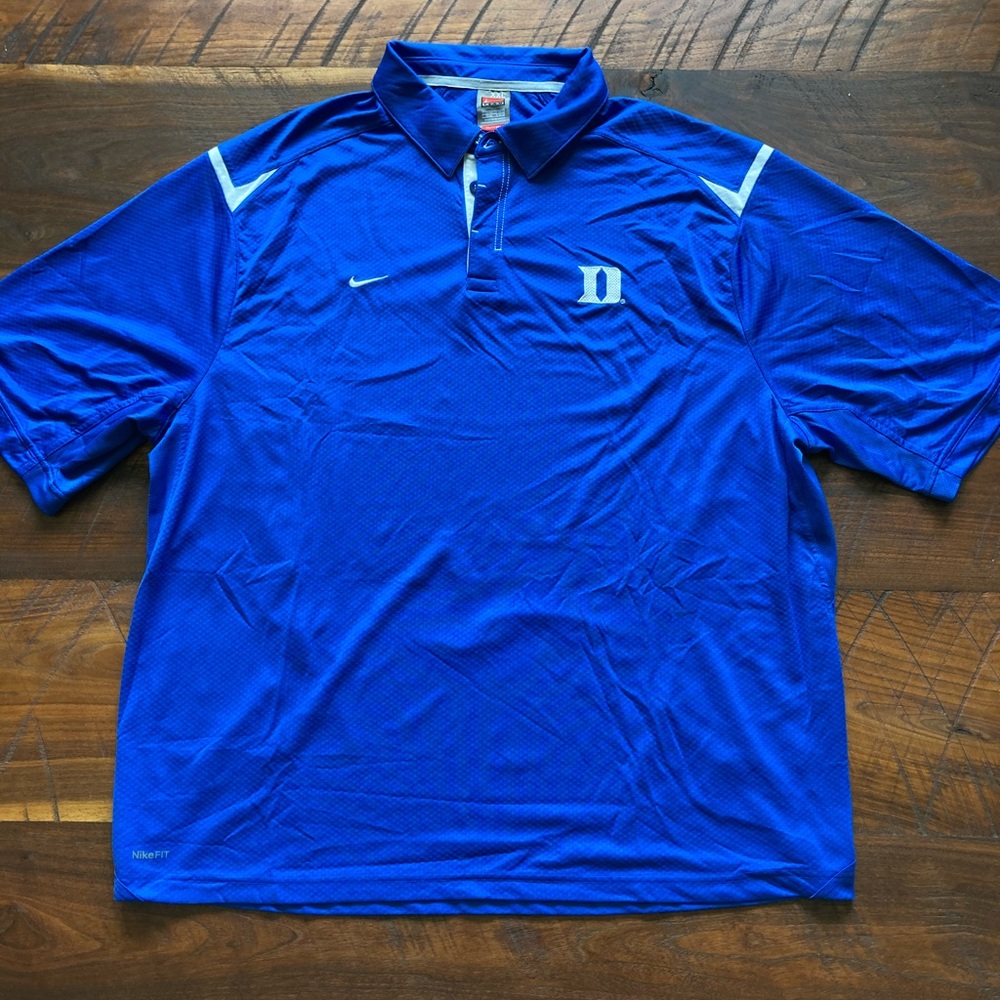 Nike Duke Blue Devils Polo Shirt XXL